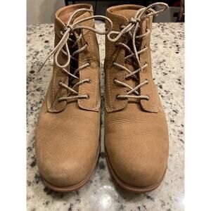 Kodiak Women's Leather Ankle Boots Size US 9 Lace-up Tan 419196FWE